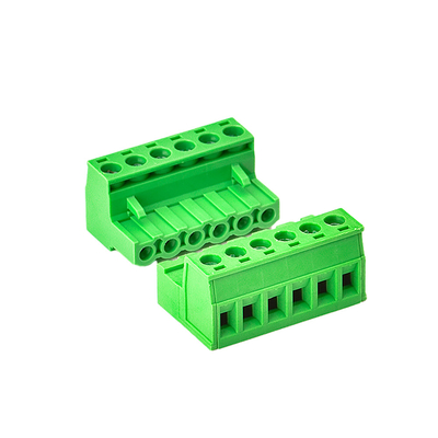 اللون الأخضر PCB محطة كتلة موصل سلك XK2EDGA 5.08MM الملعب