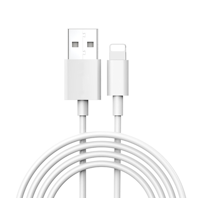 OEM ODM PVC USB شحن كابل بيانات 2.4A لشحن iPhone السريع