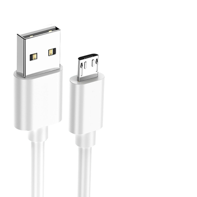PVC غطاء مايكرو USB كابل شحن الحبل 1M 2.4A متعدد الوظائف
