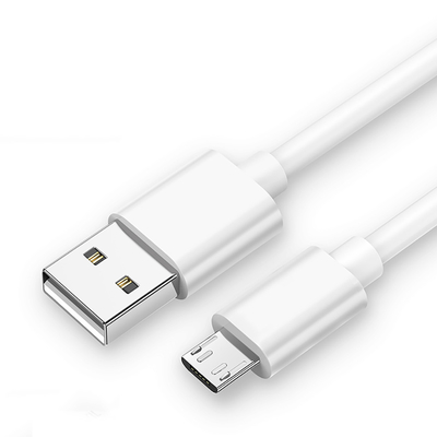 PVC غطاء مايكرو USB كابل شحن الحبل 1M 2.4A متعدد الوظائف