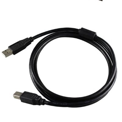 كابل USB أسود عالي السرعة ، ذكر إلى أنثى 2.0 USB سلك طابعة