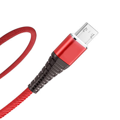 نايلون مضفر كابل بيانات شحن USB 3Ft 2.4A لملفات Mp3 Mp4