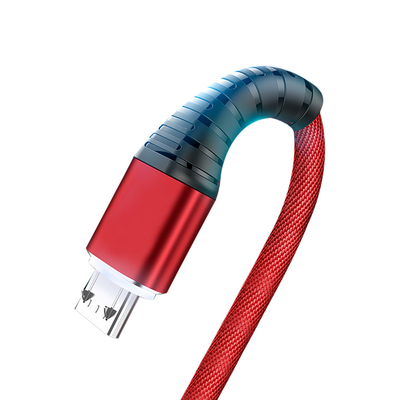 نايلون مضفر كابل بيانات شحن USB 3Ft 2.4A لملفات Mp3 Mp4
