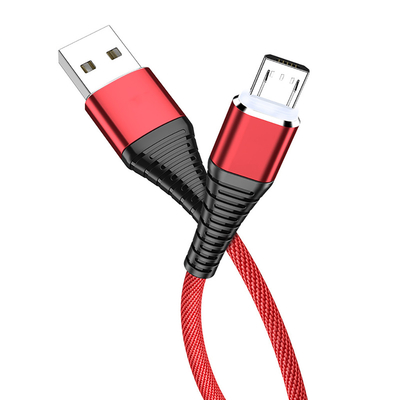نايلون مضفر كابل بيانات شحن USB 3Ft 2.4A لملفات Mp3 Mp4