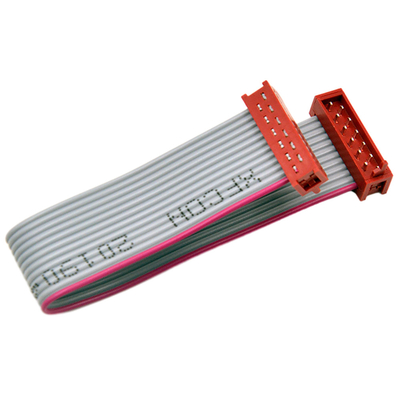 1.27mm الملعب IDC كبل تجميعات AMP 215083 اللون الأحمر موصل مايكرو المباراة 12P