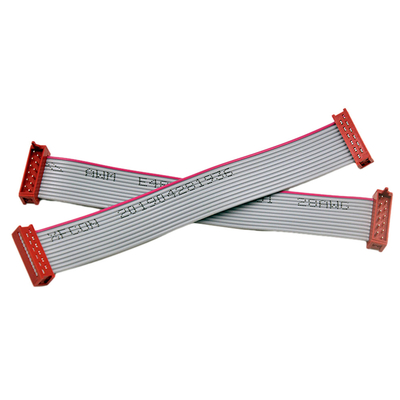 1.27mm الملعب IDC كبل تجميعات AMP 215083 اللون الأحمر موصل مايكرو المباراة 12P