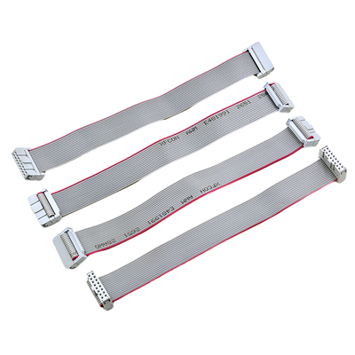 2.54mm صف مزدوج IDC كابل الشريط المسطح UL2651 نوع 28AWG ذكر التوصيل