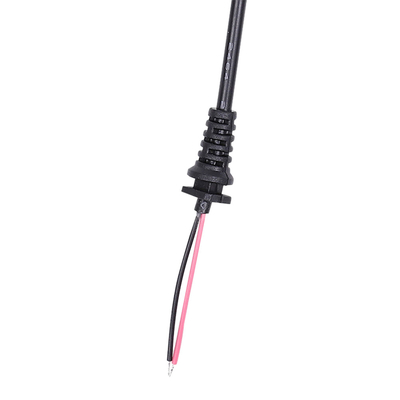 يجمع كبل الطاقة للذكور والإناث مع مقبس برميل لتخفيف الضغط DC 5.5mm X 2.1mm