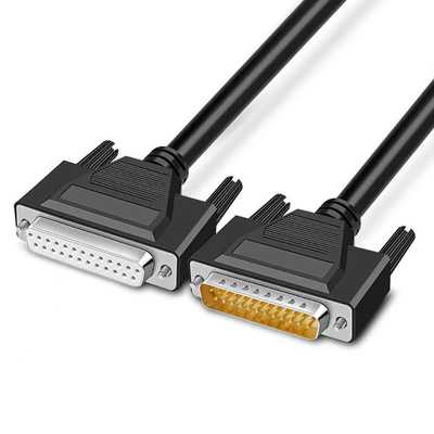 ذكر إلى ذكر التوصيل Rs232 كابل تسلسلي 3ft مع موصل فرعي DB9 DB15 DB25 D