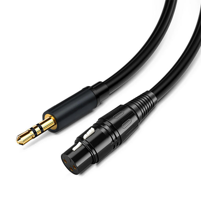 تخصيص 3.5 ملم جاك ملفوف كابل 7 دبوس XLR ذكر إلى أنثى 3 دبوس Xlr للصوت والفيديو