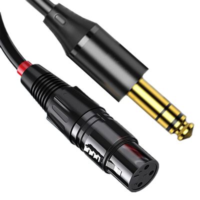 تخصيص 3.5 ملم جاك ملفوف كابل 7 دبوس XLR ذكر إلى أنثى 3 دبوس Xlr للصوت والفيديو