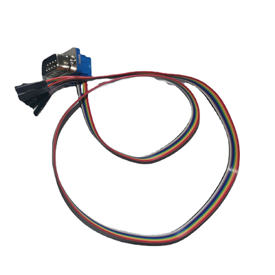 كبلات الصوت والفيديو المخصصة DIDC Type DB9 Pin إلى 2.54mm Pitch 10P