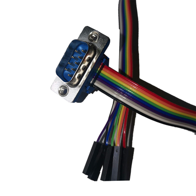 كبلات الصوت والفيديو المخصصة DIDC Type DB9 Pin إلى 2.54mm Pitch 10P