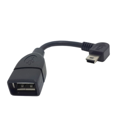 كابل بيانات شحن USB صغير OTG من أنثى إلى ذكر B للسيارة MP3 MP4