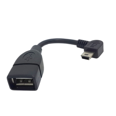 كابل بيانات شحن USB صغير OTG من أنثى إلى ذكر B للسيارة MP3 MP4