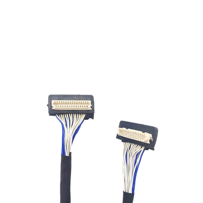 DF9 31pin مخصص LVDS كبل ، الكابلات المرنة المحورية 1 مم نوع موصل الملعب
