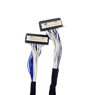 DF9 31pin مخصص LVDS كبل ، الكابلات المرنة المحورية 1 مم نوع موصل الملعب