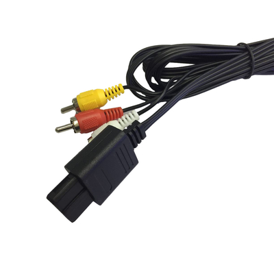 6ft Gamecube Audio Video Cable ، AV Composite Cord لـ Nintendo 64 N64