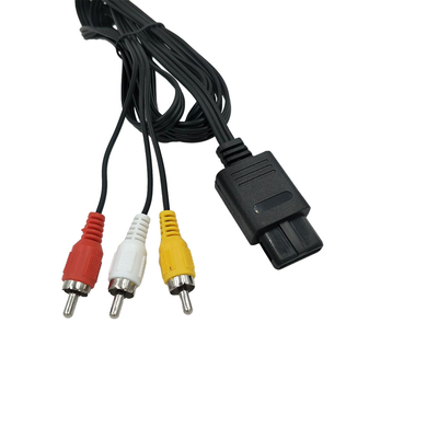 6ft Gamecube Audio Video Cable ، AV Composite Cord لـ Nintendo 64 N64