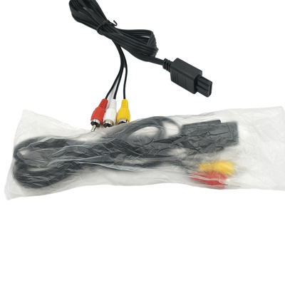 6ft Gamecube Audio Video Cable ، AV Composite Cord لـ Nintendo 64 N64