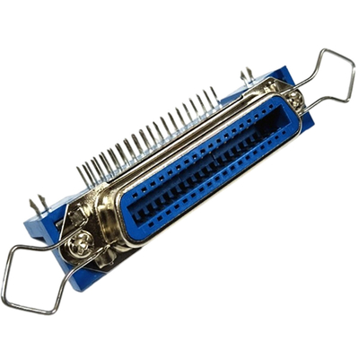 ذكر أنثى PCB Edge Centronics Connector 57 Series مع DIP Type Printer Socket