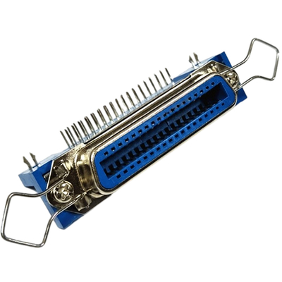 ذكر أنثى PCB Edge Centronics Connector 57 Series مع DIP Type Printer Socket