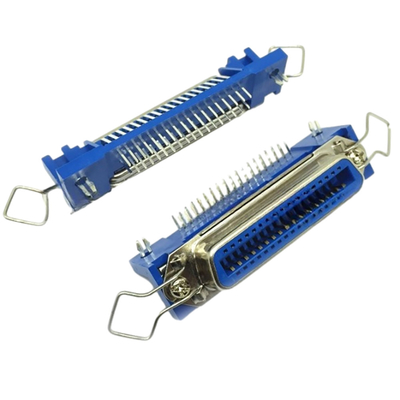 ذكر أنثى PCB Edge Centronics Connector 57 Series مع DIP Type Printer Socket