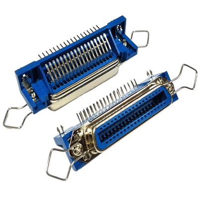 ذكر أنثى PCB Edge Centronics Connector 57 Series مع DIP Type Printer Socket