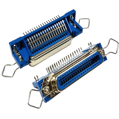 ذكر أنثى PCB Edge Centronics Connector 57 Series مع DIP Type Printer Socket