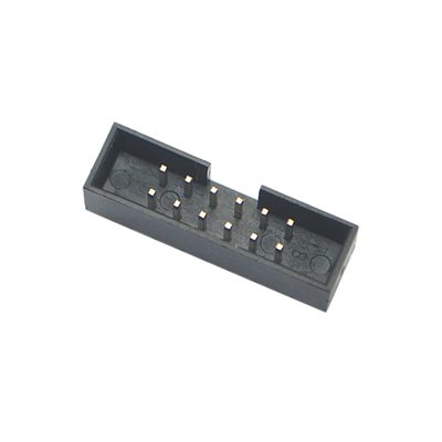الزاوية اليمنى الإناث موصلات لوحة الدوائر المطبوعة صف مزدوج 1.27mm 2.54mm رأس مربع الملعب
