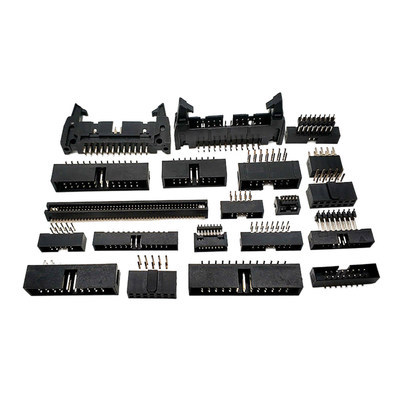 الزاوية اليمنى الإناث موصلات لوحة الدوائر المطبوعة صف مزدوج 1.27mm 2.54mm رأس مربع الملعب