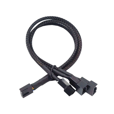 2.54mm Amp Pitch Amp Connector Cables Assemblies Aluminum Foil Shielded Wire Harness لجهاز الكمبيوتر