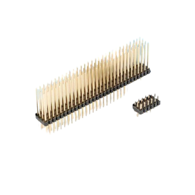 ربط الذهبية بلاش PCB 2.0mm القوة من خلال فتحة دبوس رأس 2.54mm القوة الذكور