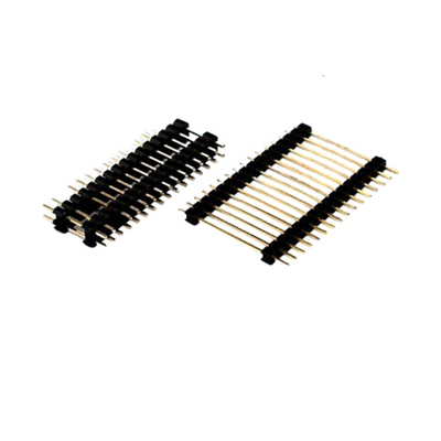ربط الذهبية بلاش PCB 2.0mm القوة من خلال فتحة دبوس رأس 2.54mm القوة الذكور