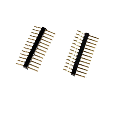 2.54mm Pitch PCB Connector SMT Pin Header صف مزدوج ذكر 1A-10A