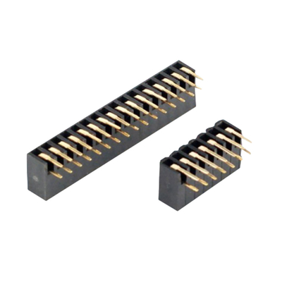 الزاوية اليمنى المباشرة للوحة PCB الإناث اتصال 0.5A إلى 3A من خلال الثقب 2.54mm 2.0mm Pitch