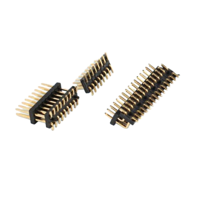 1.27mm الملعب SMT رأس الدبوس PCB موصل صف مزدوج 4P إلى 60P THT