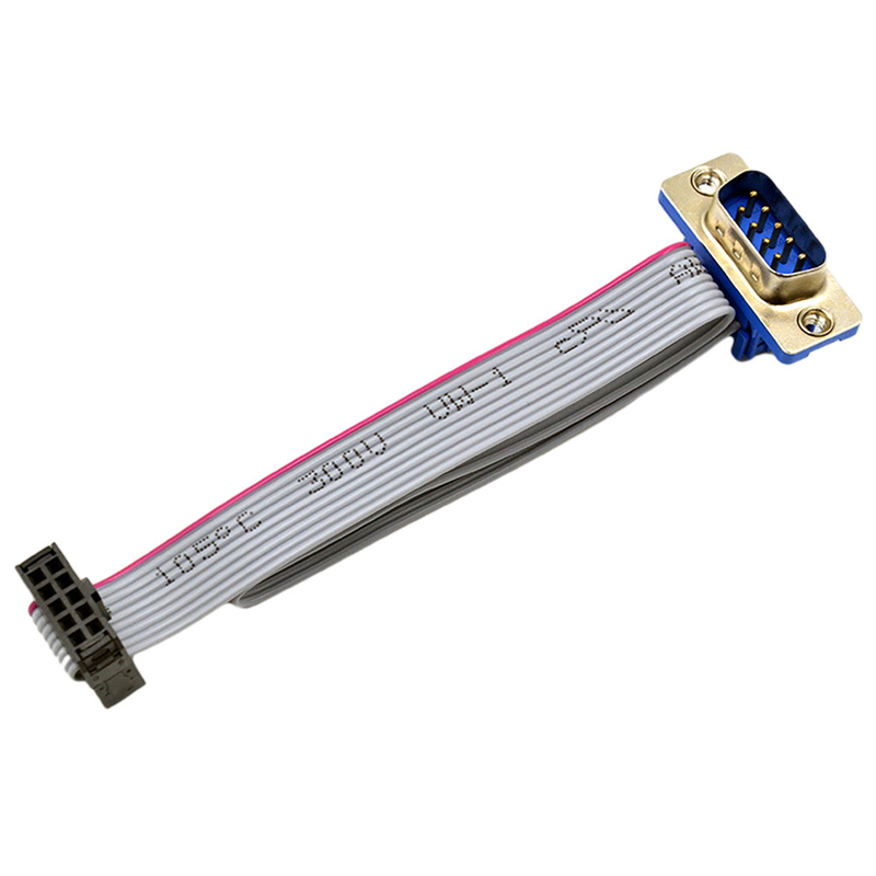 OEM 2.54 مم الملعب الشريط كابل IDC DB9 ذكر أنثى للحصول على لوحة جبل