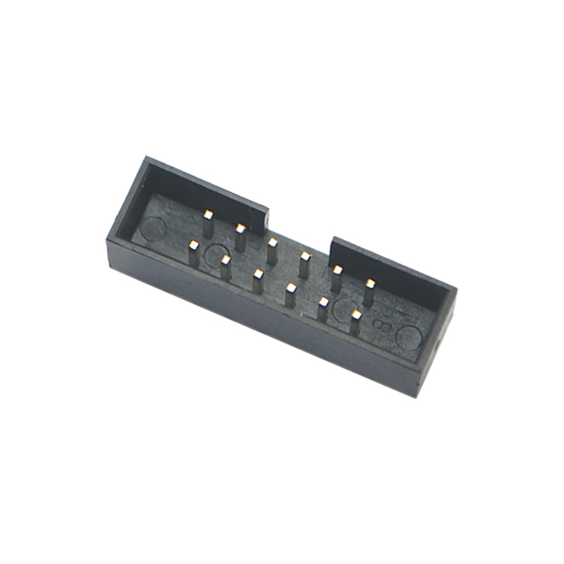 الزاوية اليمنى الإناث موصلات لوحة الدوائر المطبوعة صف مزدوج 1.27mm 2.54mm رأس مربع الملعب