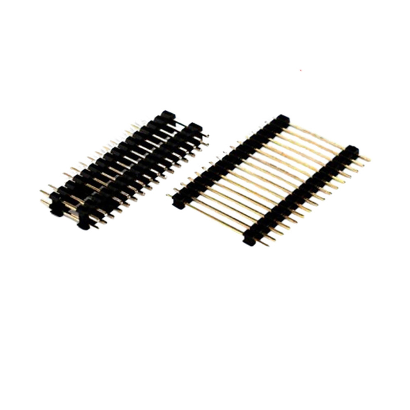 ربط الذهبية بلاش PCB 2.0mm القوة من خلال فتحة دبوس رأس 2.54mm القوة الذكور