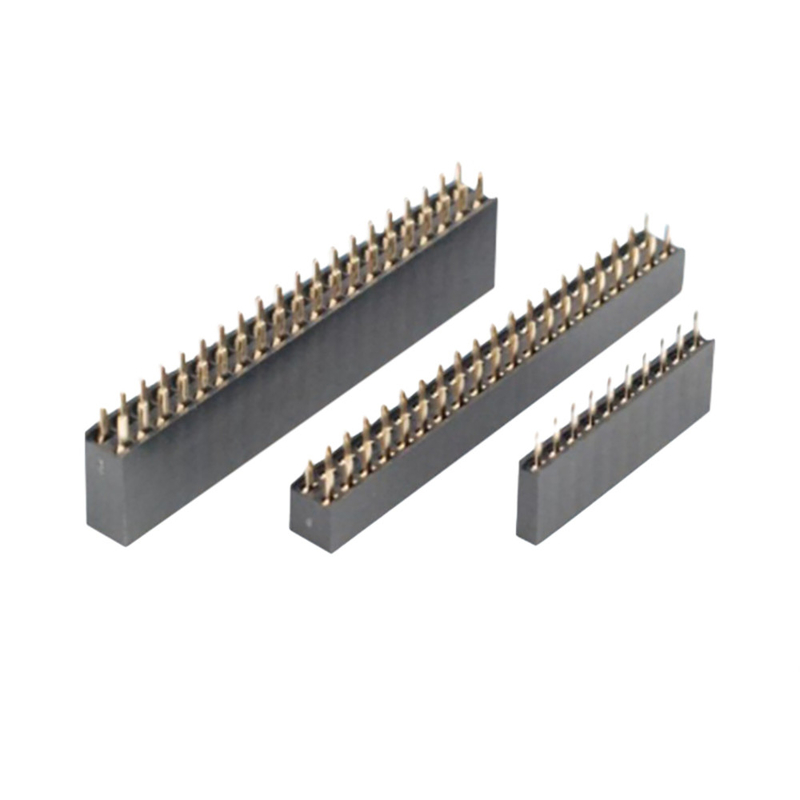 الزاوية اليمنى المباشرة للوحة PCB الإناث اتصال 0.5A إلى 3A من خلال الثقب 2.54mm 2.0mm Pitch