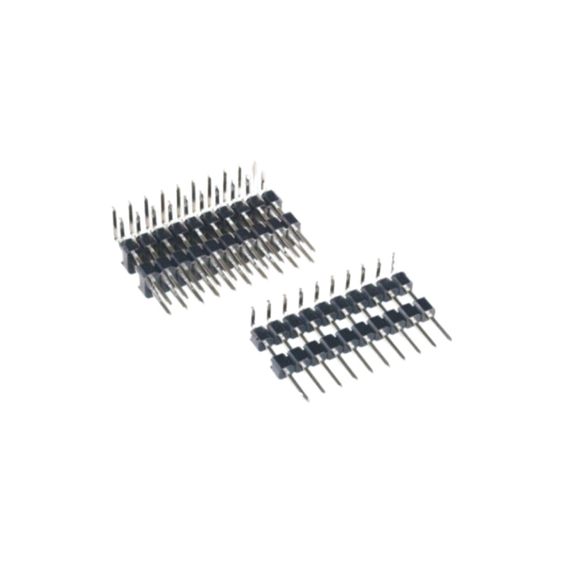 1.27mm الملعب SMT رأس الدبوس PCB موصل صف مزدوج 4P إلى 60P THT