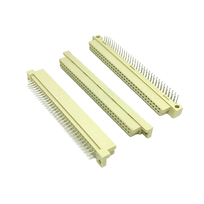 Din41612 2.54mm Pitch DIN Connector 48 Pin إمرأة 3 صفوف